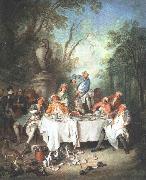 Nicolas Lancret Luncheon Party china oil painting artist